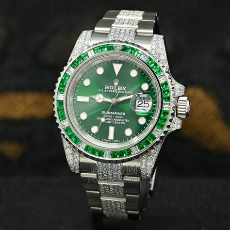 rolex submariner iced out